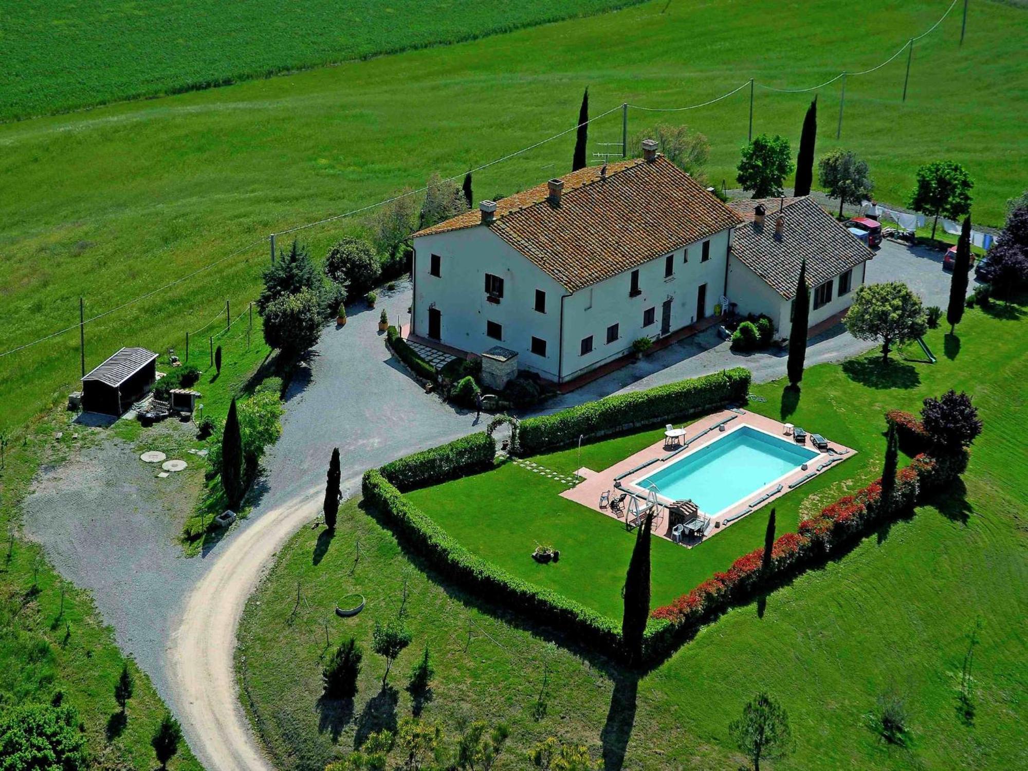 Modern Farmhouse In Pienza With Pool エクステリア 写真